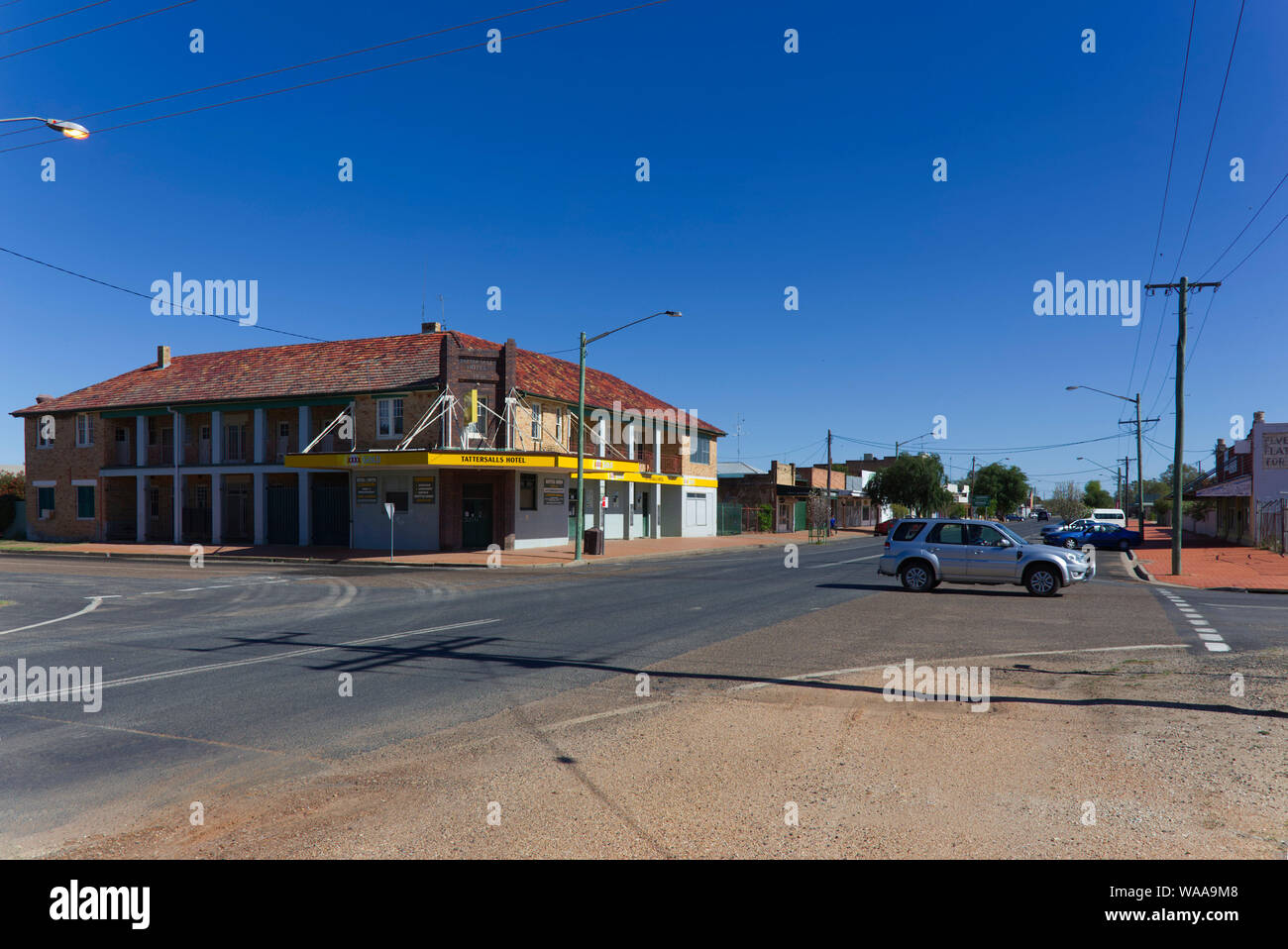 Tattersall Hotel (1938) Collarenebri New South Wales Australien Stockfoto