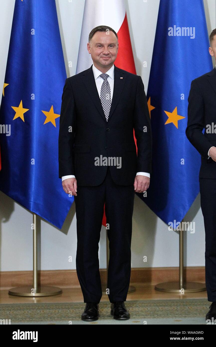 Mai 28, 2019 Warschau, Polen. Im Bild: Andrzej Duda Stockfoto