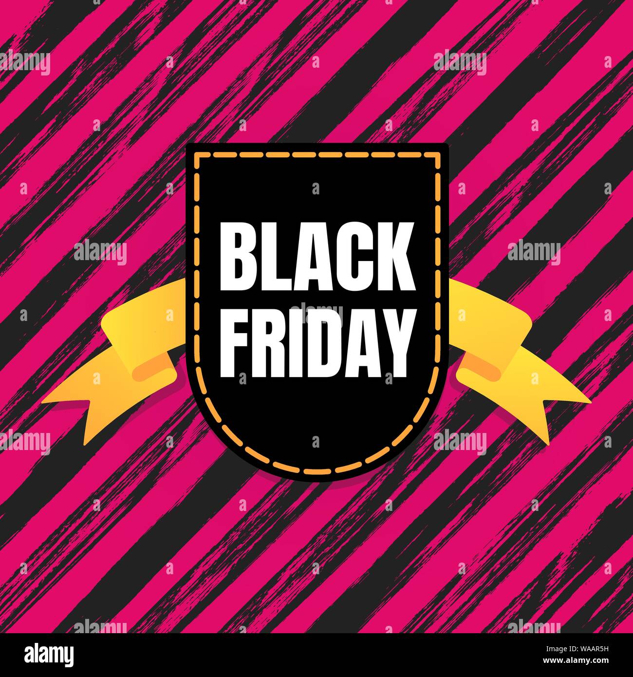 Schwarzer Freitag Verkauf inspiration Poster, Banner oder Flyer Vector Illustration Stock Vektor
