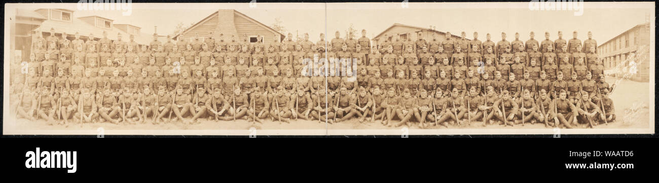 Co.K, 3. Armee composite reg., (Pershing), Kapitän Myles D. Savelle, Kom' g Stockfoto