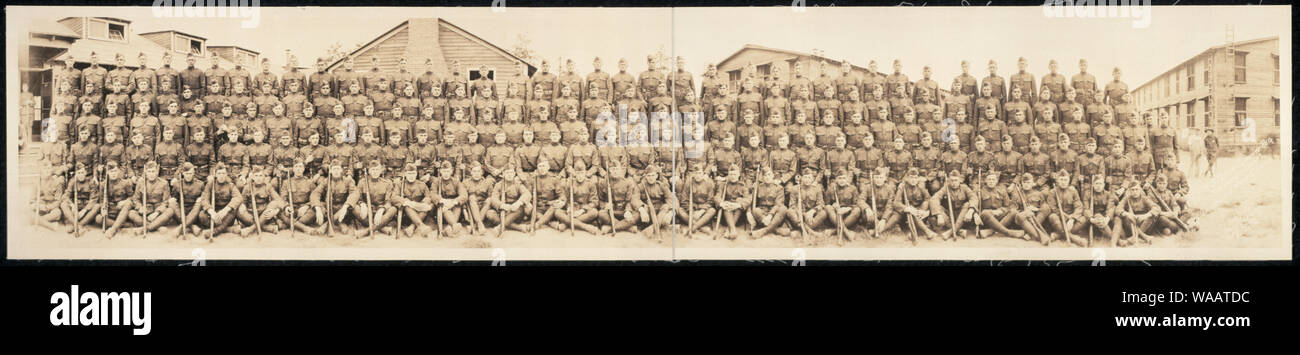 Co.M, 3. Armee composite reg., (Pershing), Kapitän Ralph L. Ware, Kom' g Stockfoto