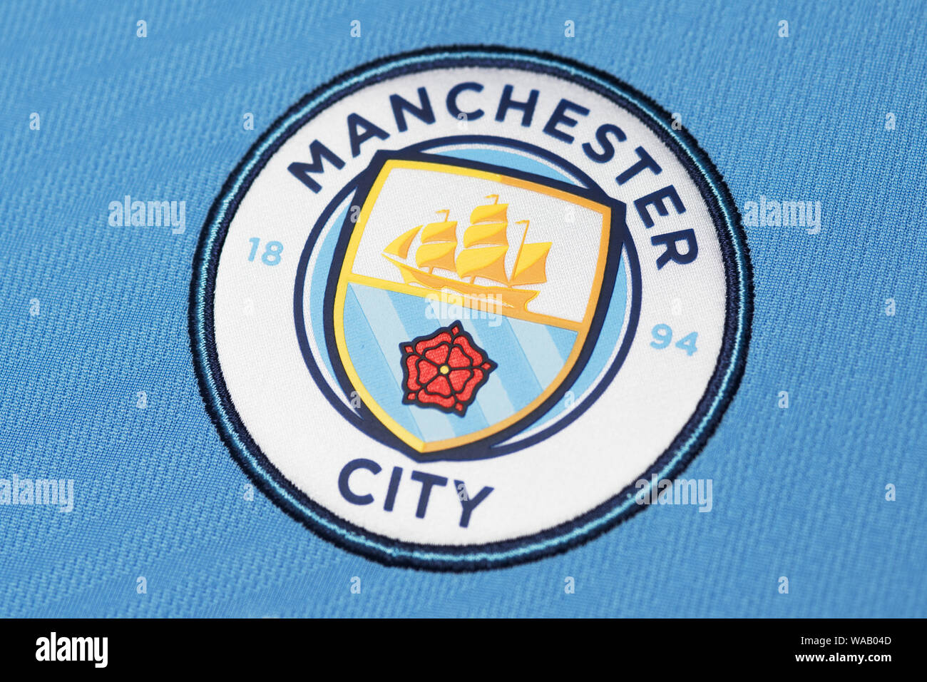 Manchester City Logo Stockfotos Und Bilder Kaufen Alamy