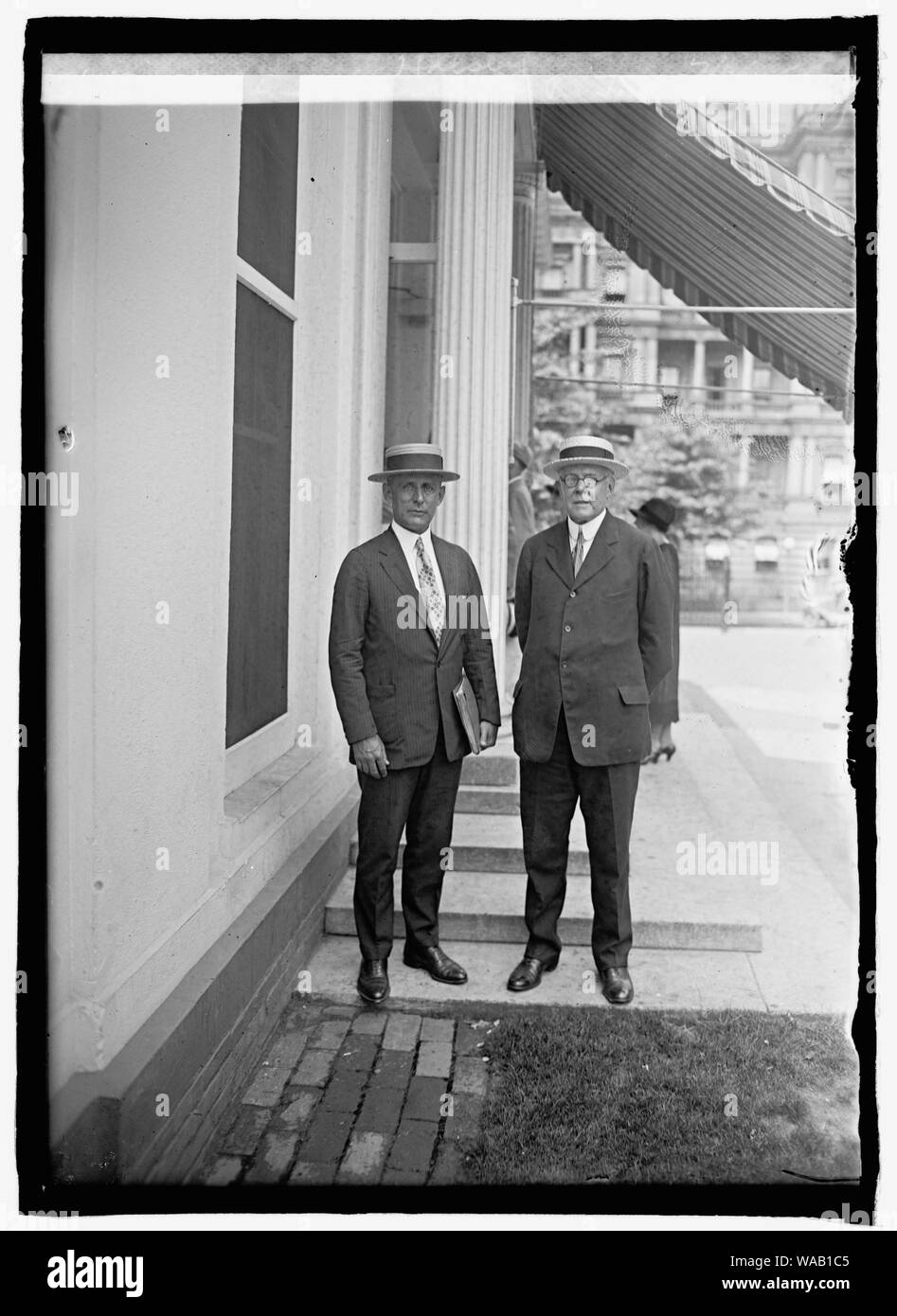 Oberst HZV Sherrill & R.T.H. Halsey, 7/8/25 Stockfoto