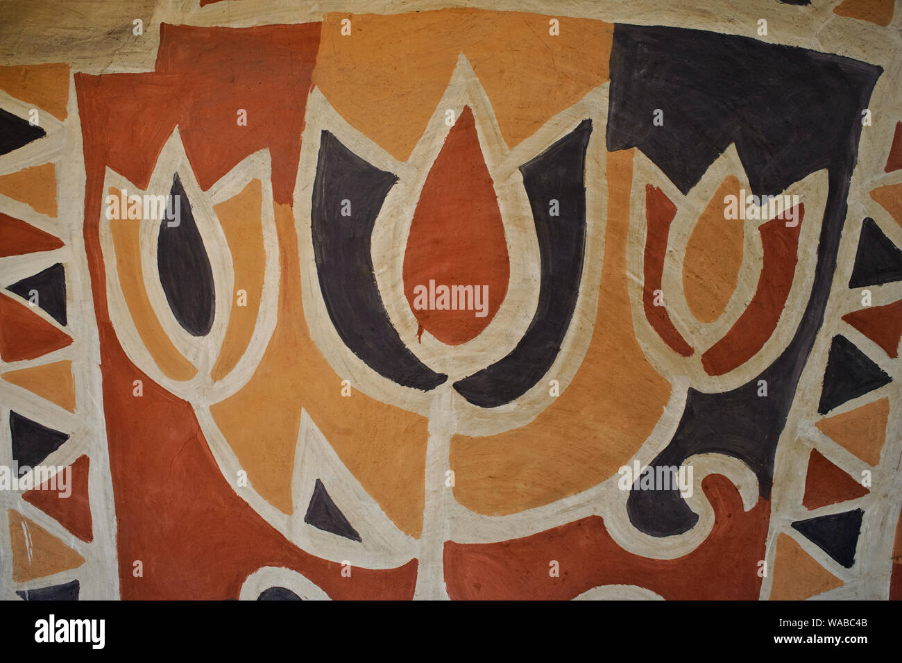 Sohrai Kunst (Indien) Stockfoto