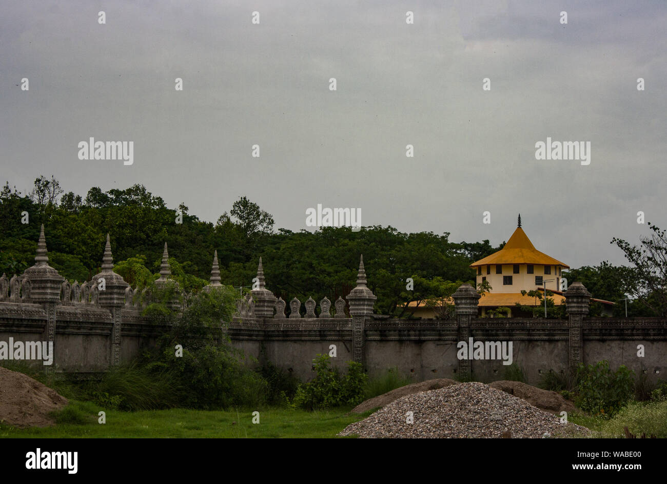 Mahabodhi Gesellschaft Kloster, Lumbini, Nepal Stockfoto