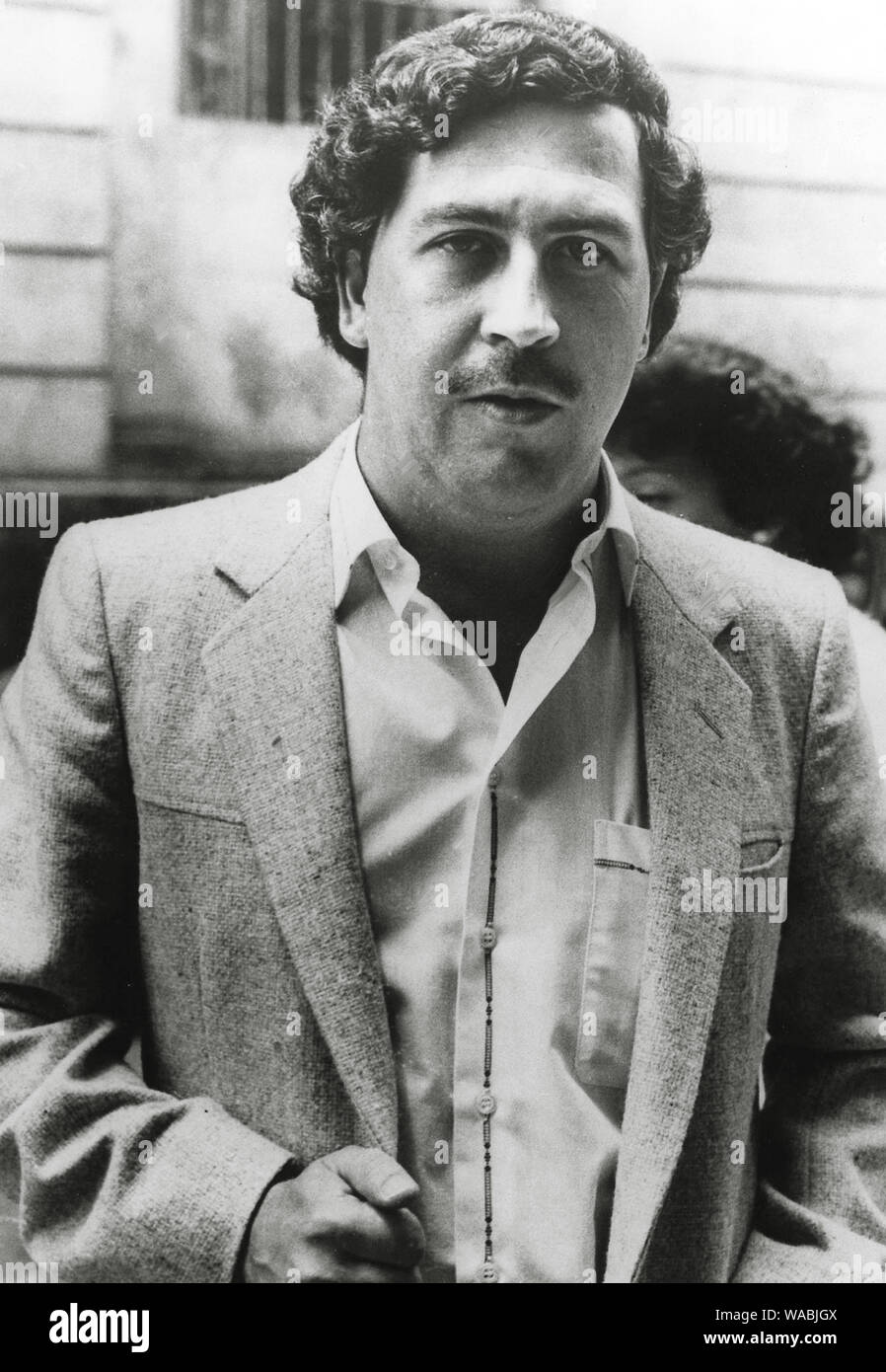 Pablo Escobar Gaviria, einer der führenden Kokain Kolumbien Menschenhändler, circa (1984) Datei Referenz #33848-036 THA Stockfoto