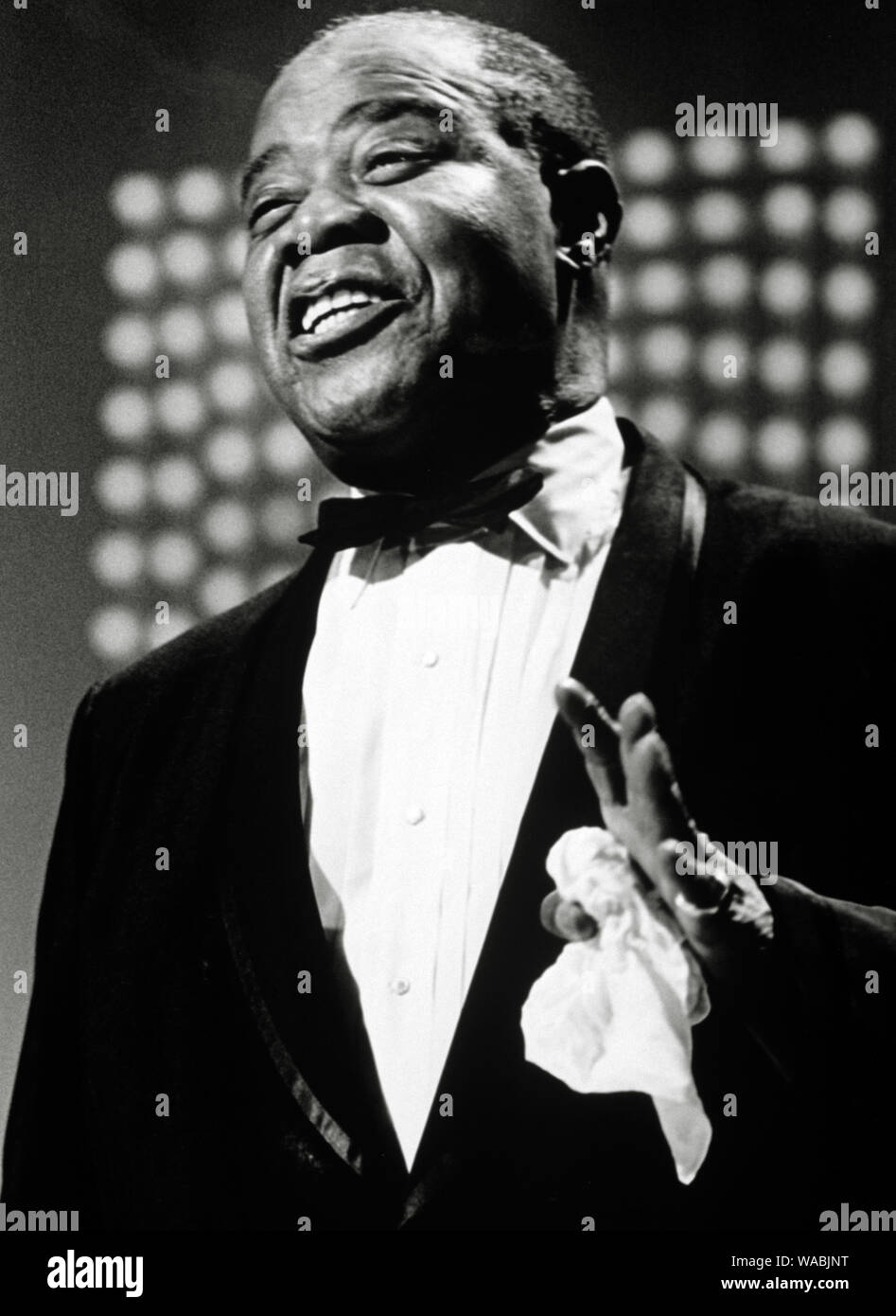 Louis Armstrong, „The Dean Martin Show“ (1965) NBC File Reference # 33848-201THA Stockfoto