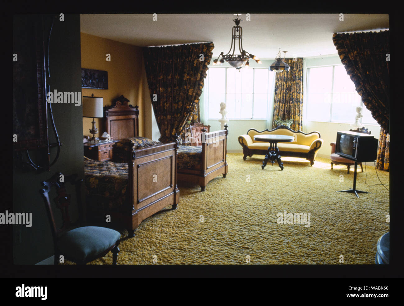 Concord Zimmer B 233 $ 60 / 322 wk, Kiamesha Lake, New York Stockfoto