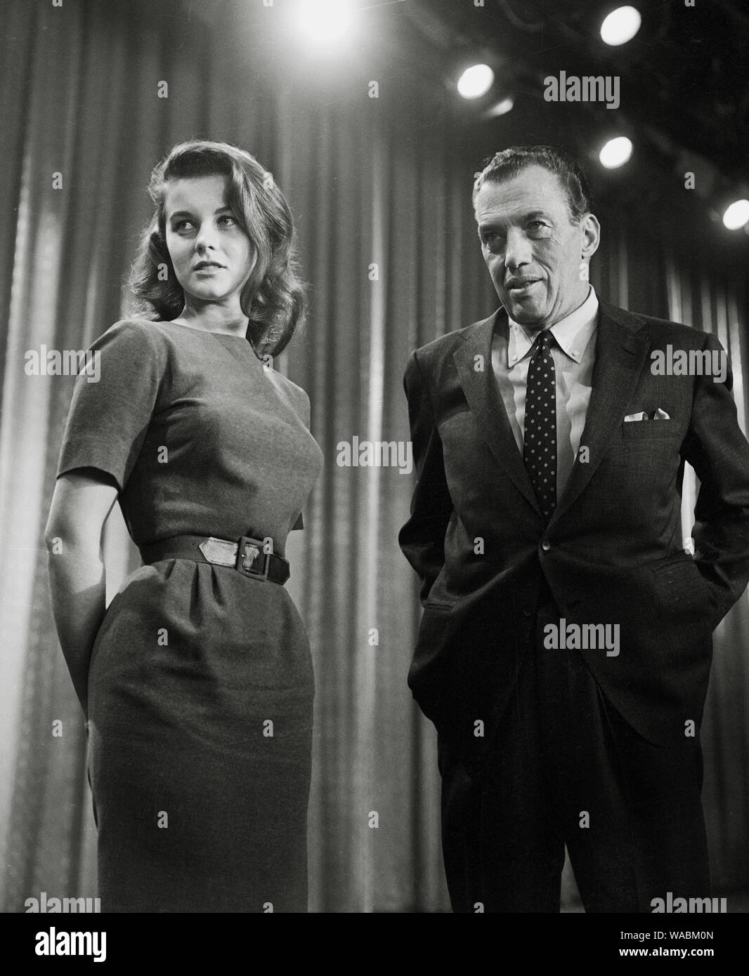 Ann-Margret, Ed Sullivan, "Ed Sullivan Show" (1963) CBS Datei Referenz #33848-161 THA Stockfoto