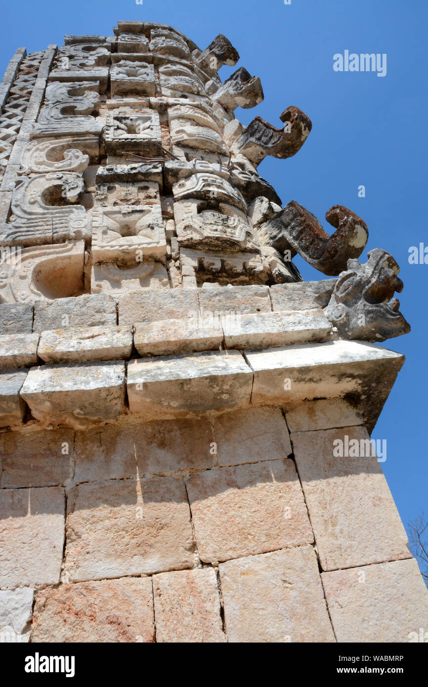 Maya Tempel Mexiko Stockfoto