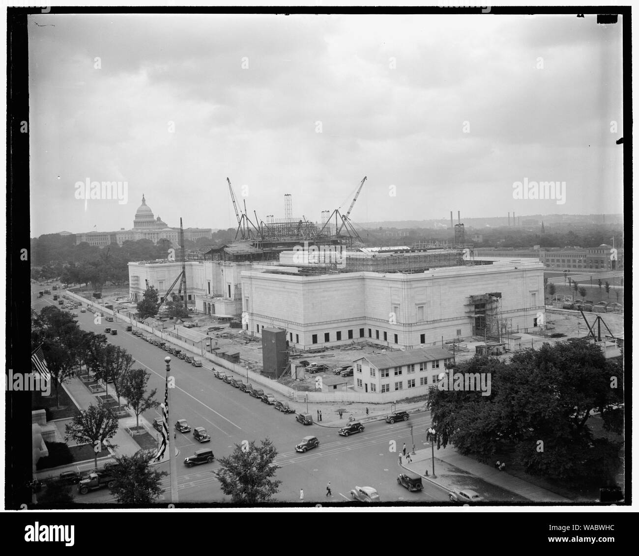 Bau der Nationalgalerie, Washington, D.C. Stockfoto