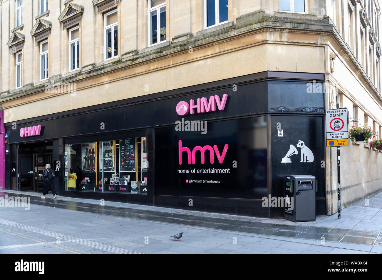 HMV store, Stall Street, Bath, Großbritannien Stockfoto