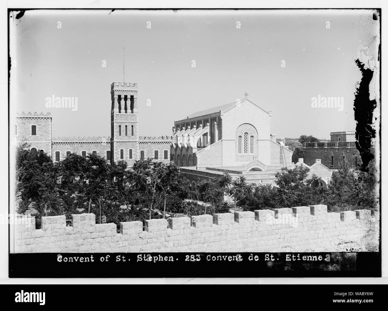 Kloster von St. Stephen, Jerusalem Stockfoto