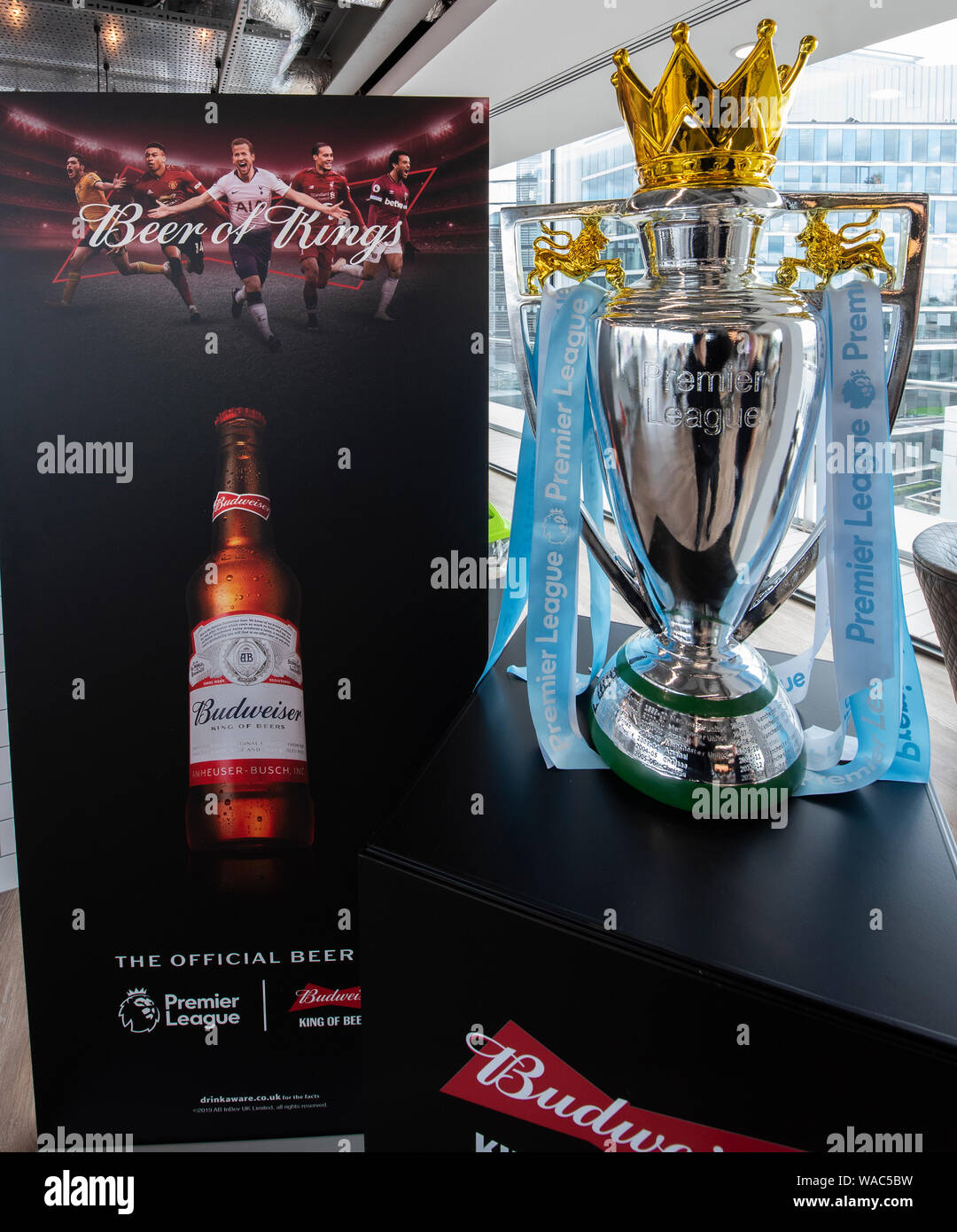 Premier League Cup Stockfoto