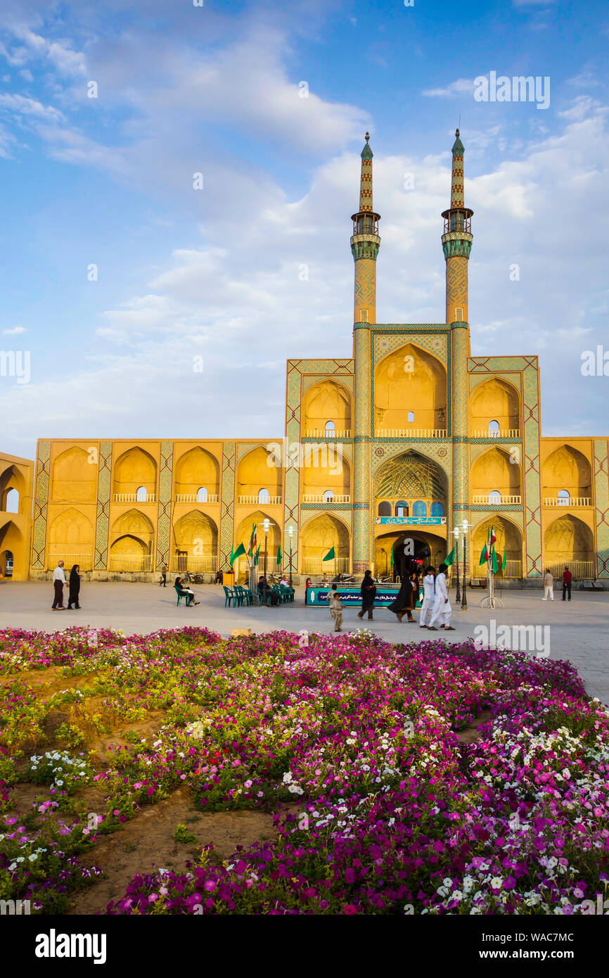 Amir Chakhmaq Moschee. Stockfoto