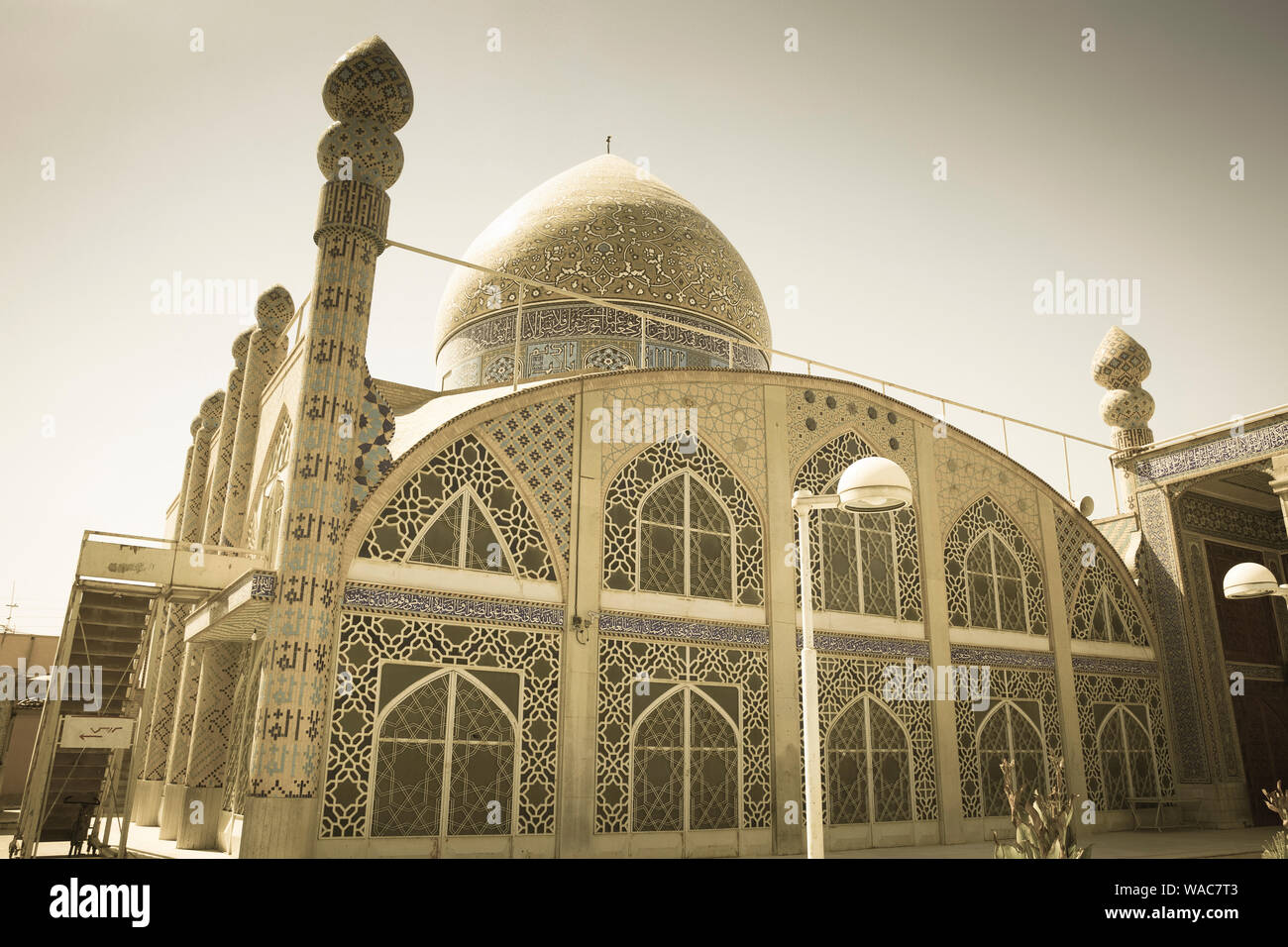 Rozeh Mahamadieh Moschee. Yazd, Iran, Asien. Stockfoto