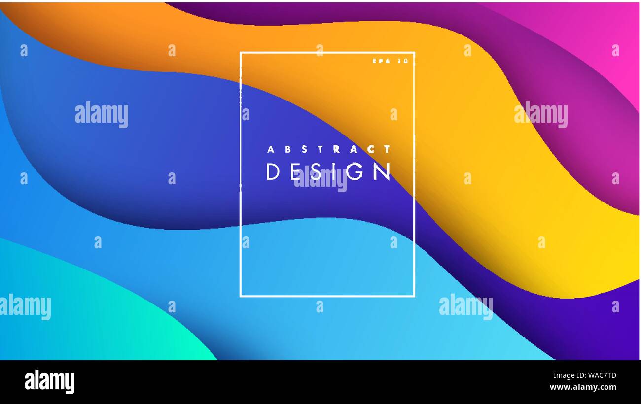 Paper Art 3D abstrakt Hintergrund mit Origami formen. Papier wellen, Schichten Textur. Geometrische design Layout Stock Vektor