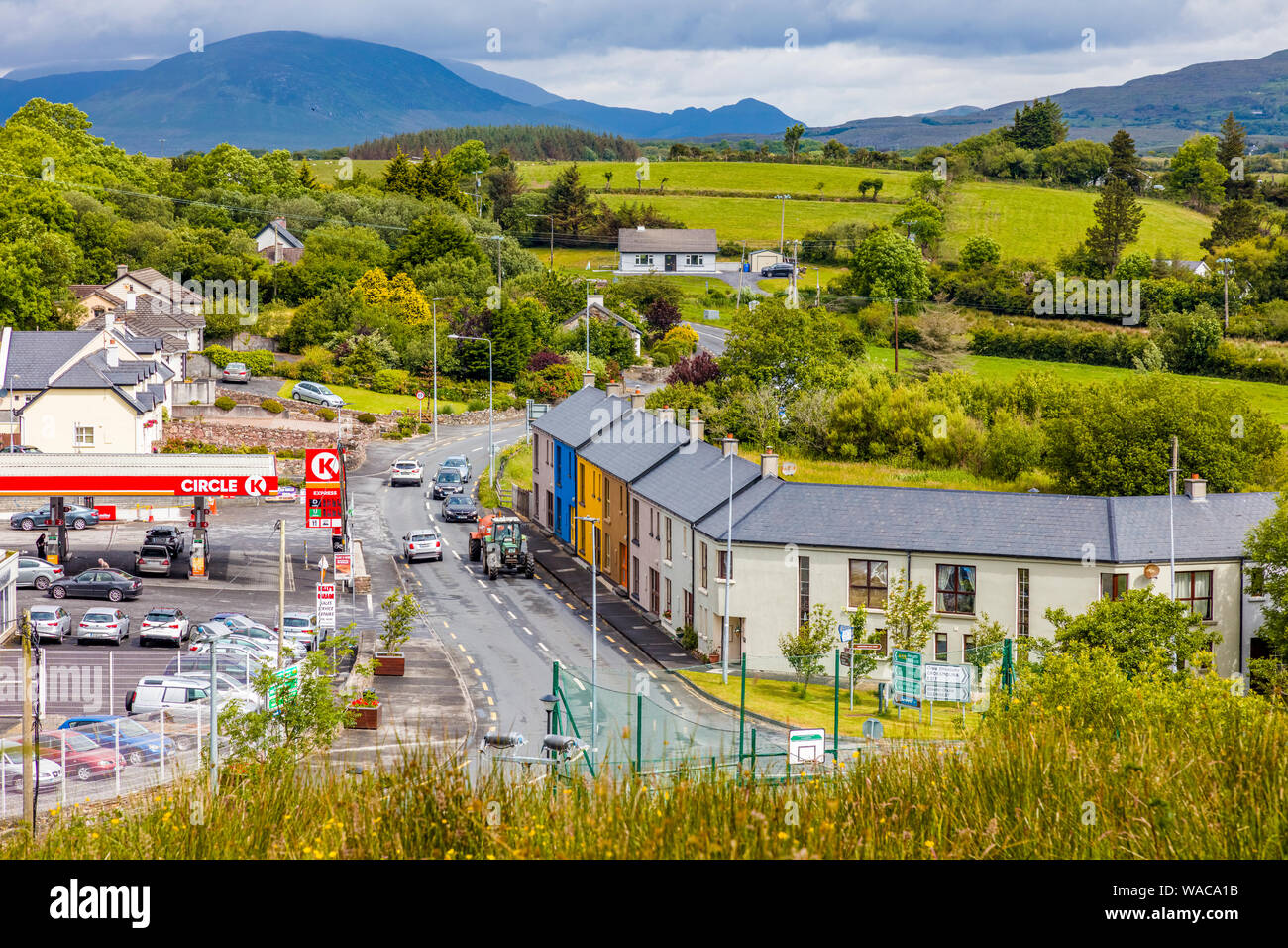 Dorf von Newport im County Mayo im Nordwesten Irlands Stockfoto