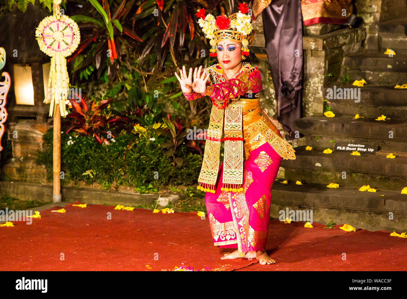 Balinesische Nacht Show Stockfoto