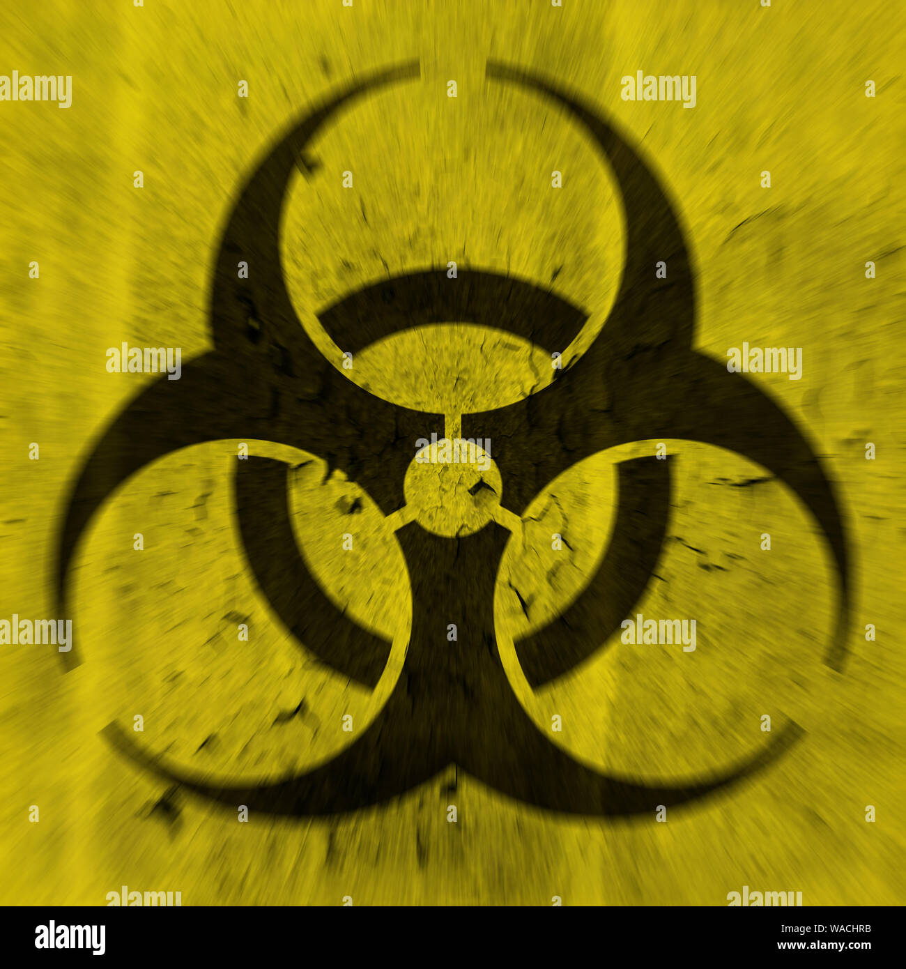 Biohazard-Symbol Stockfoto