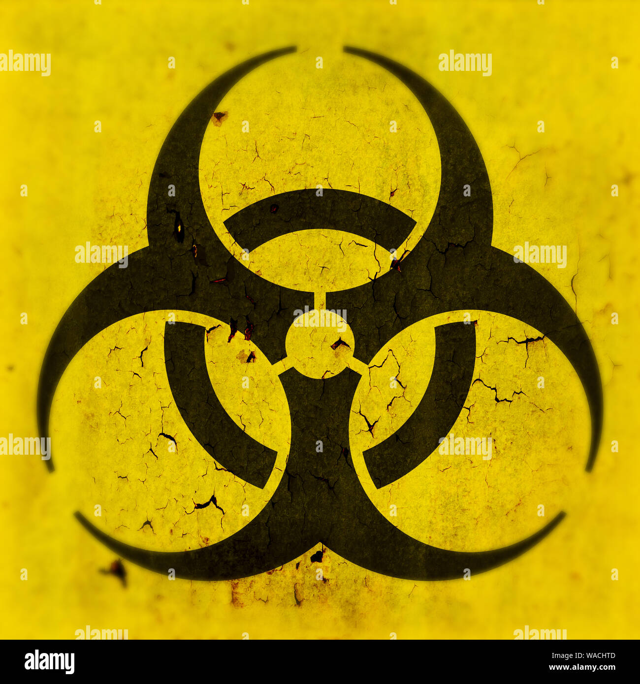 Biohazard-Symbol Stockfoto