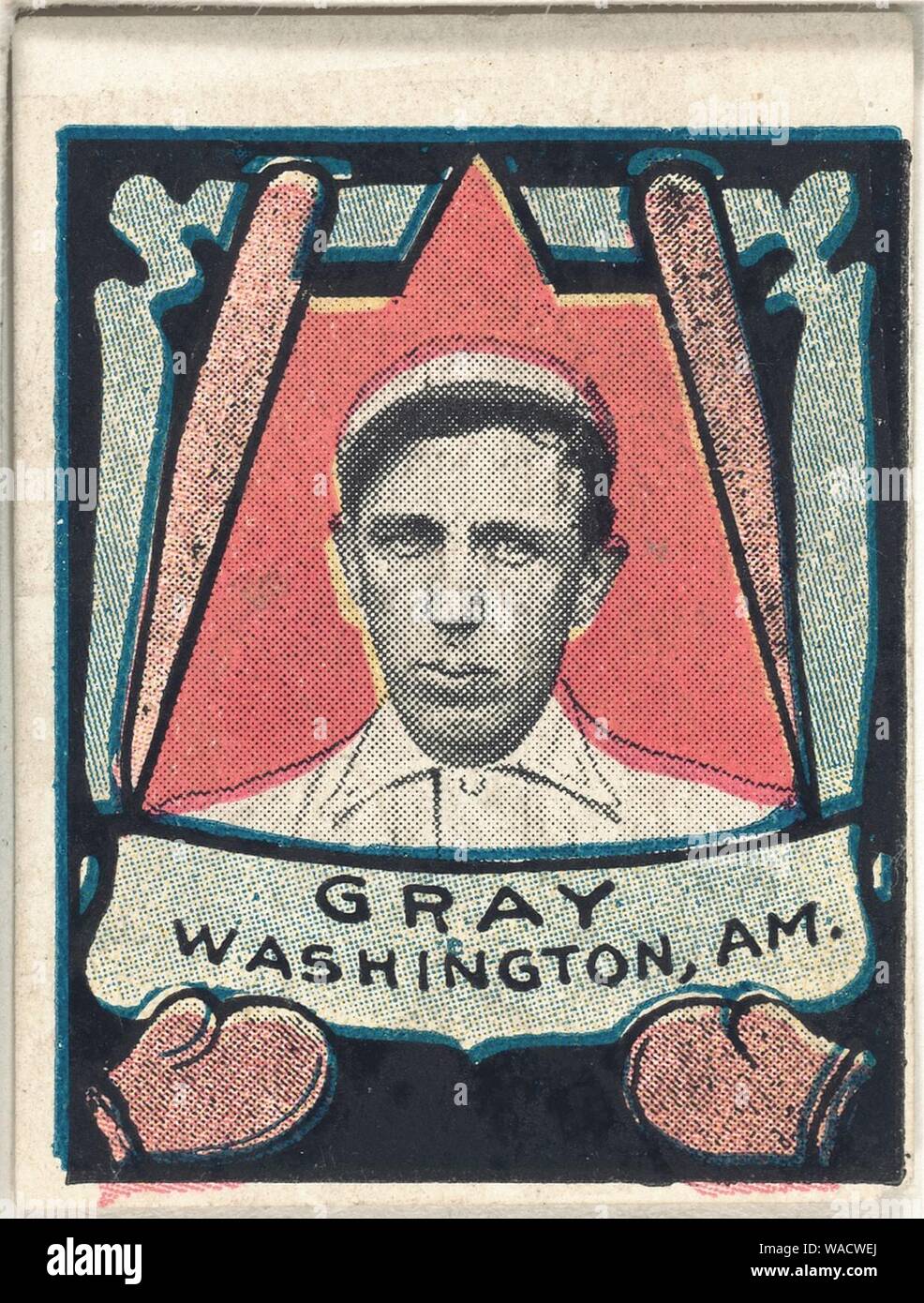 Dolly Grau, Washington Nationals, Baseball card Portrait Stockfoto