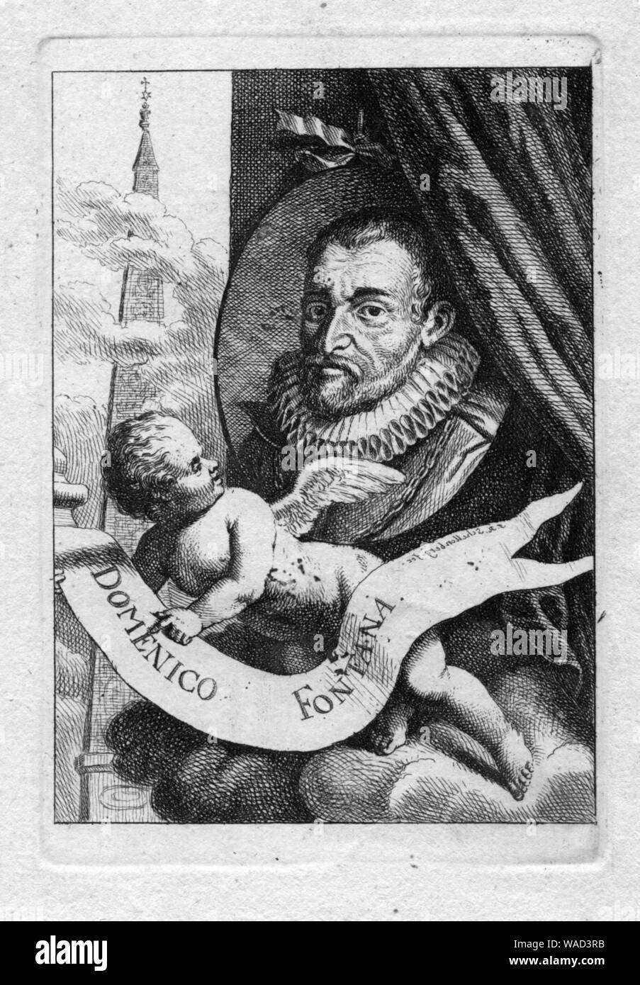 Domenico Fontana (1543-1607). Stockfoto