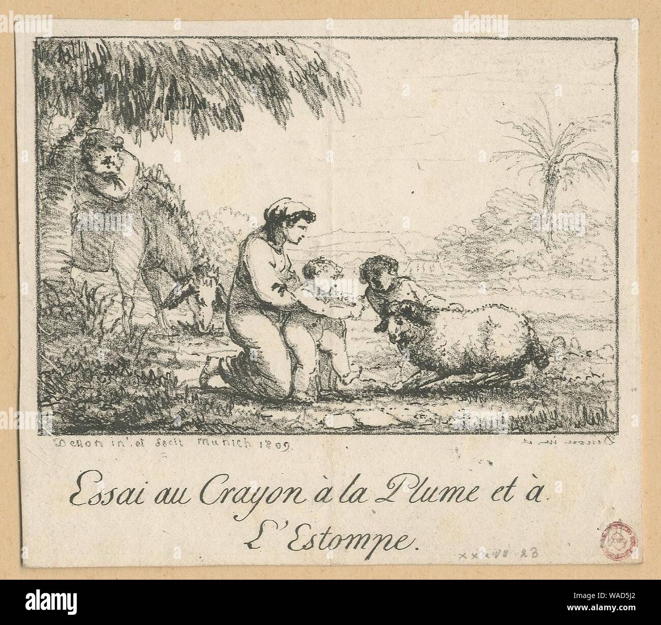 Dominique Vivant Denon, Essai 1809. Stockfoto