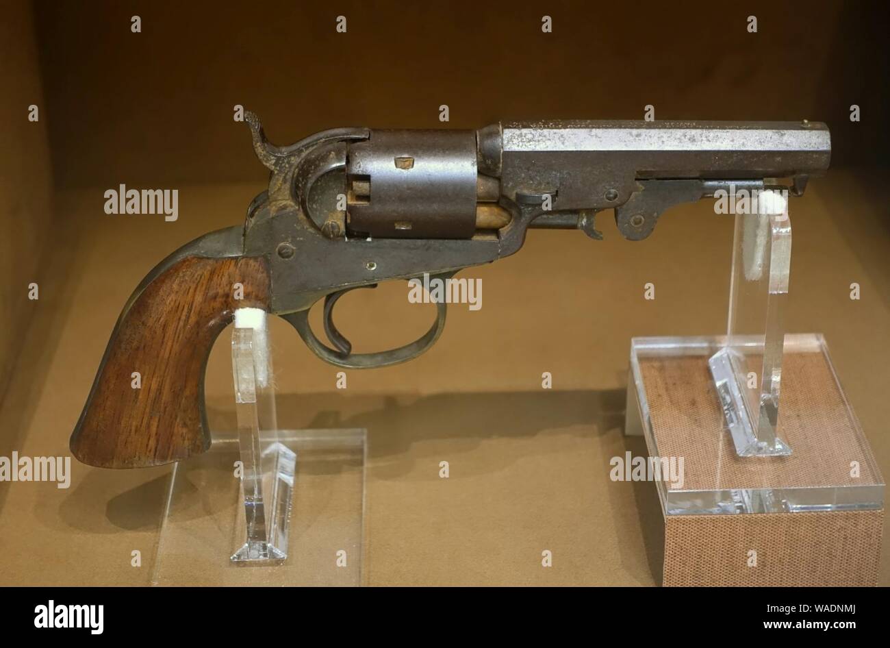 Double Action Pistole, Cooper Feuerwaffen Manufacturing Company, C. 1863 - Stockfoto