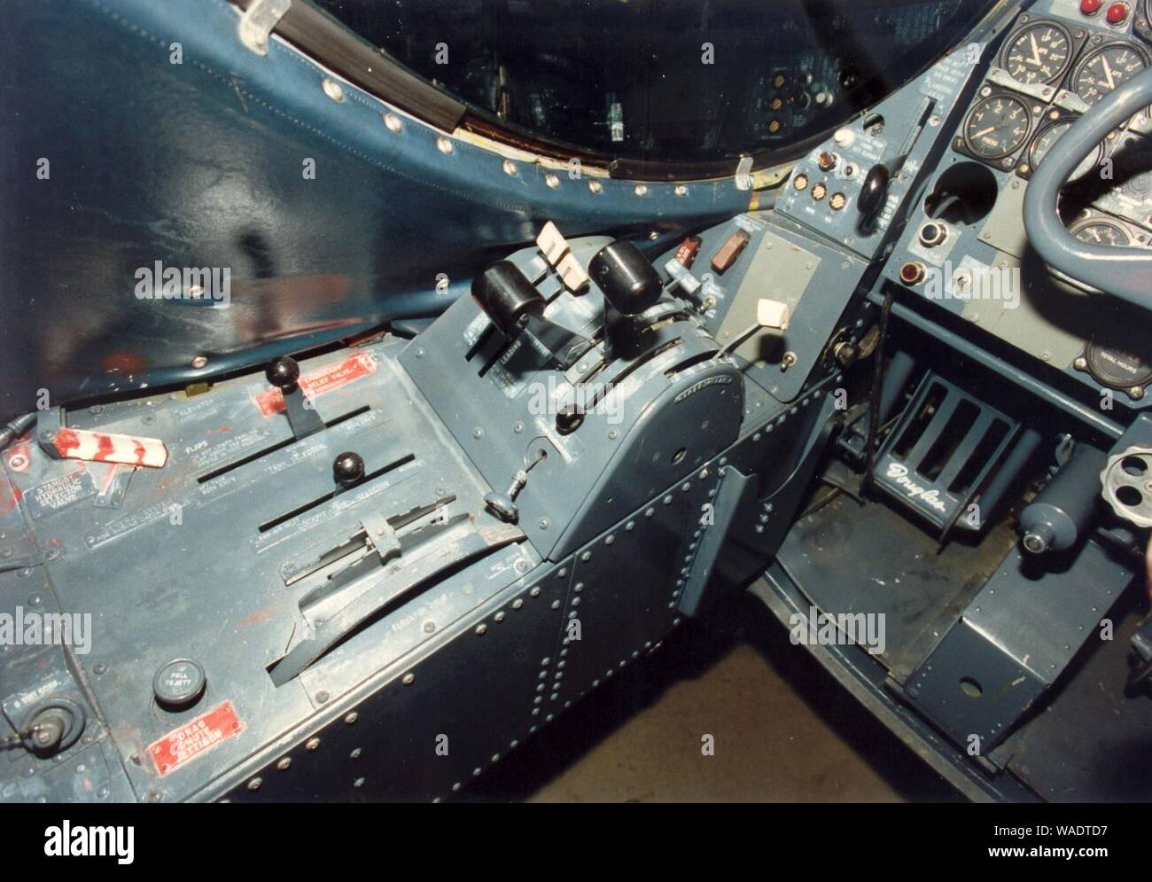 Douglas X-3 Cockpit USAF. Stockfoto