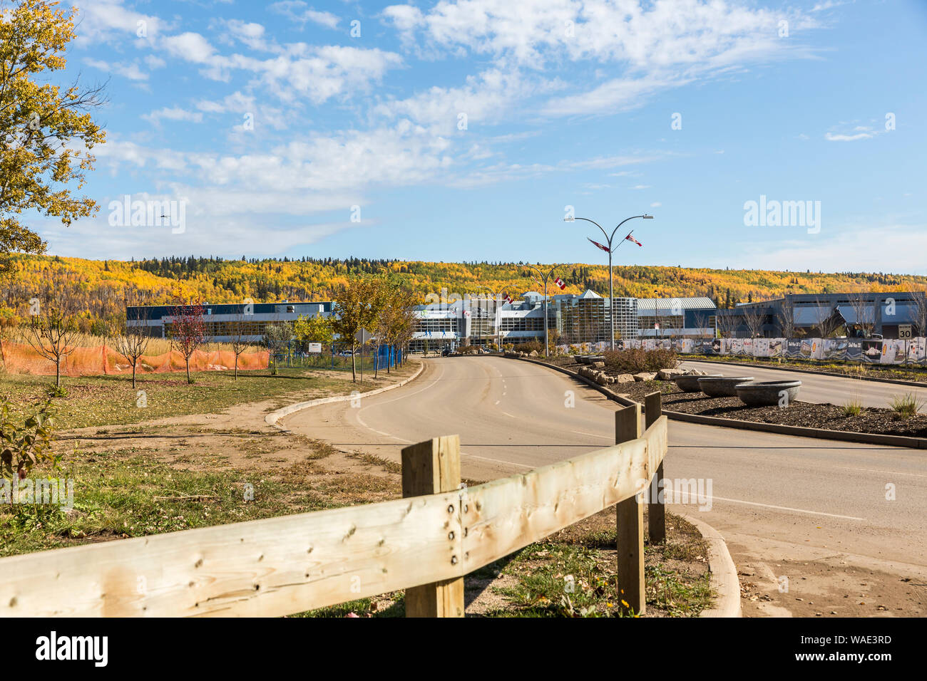 Suncor Gemeinschaft Freizeitzentrum im MacDonald Island Park in Fort McMurray, Alberta, Kanada. Stockfoto