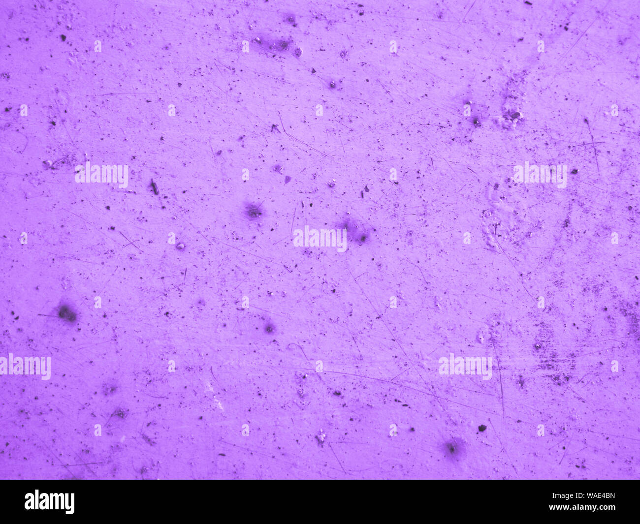 Textur aus Eisen Metall mit lila Farbe Stockfoto