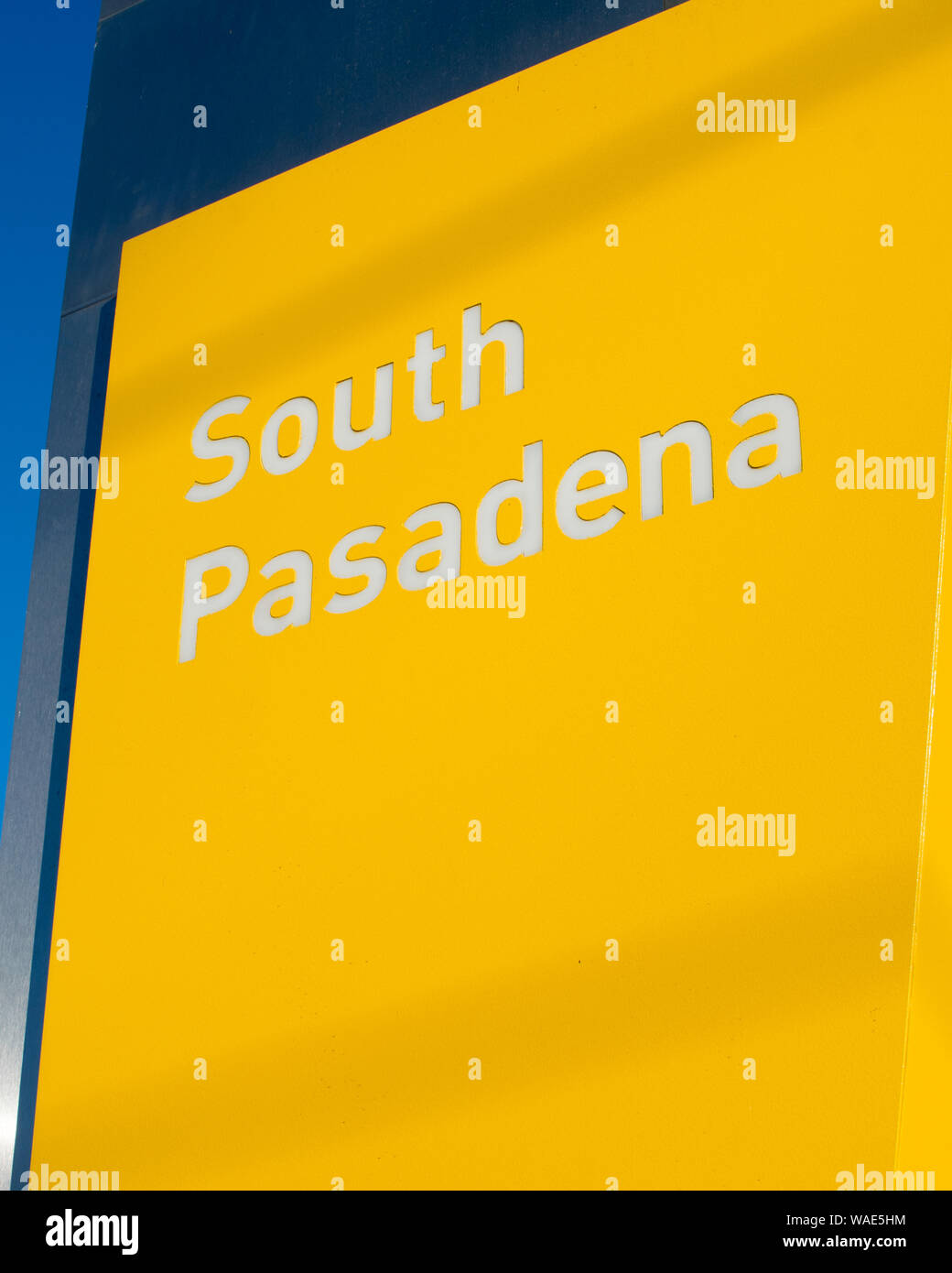 South Pasadena Gold Line Bahnhof Stockfoto
