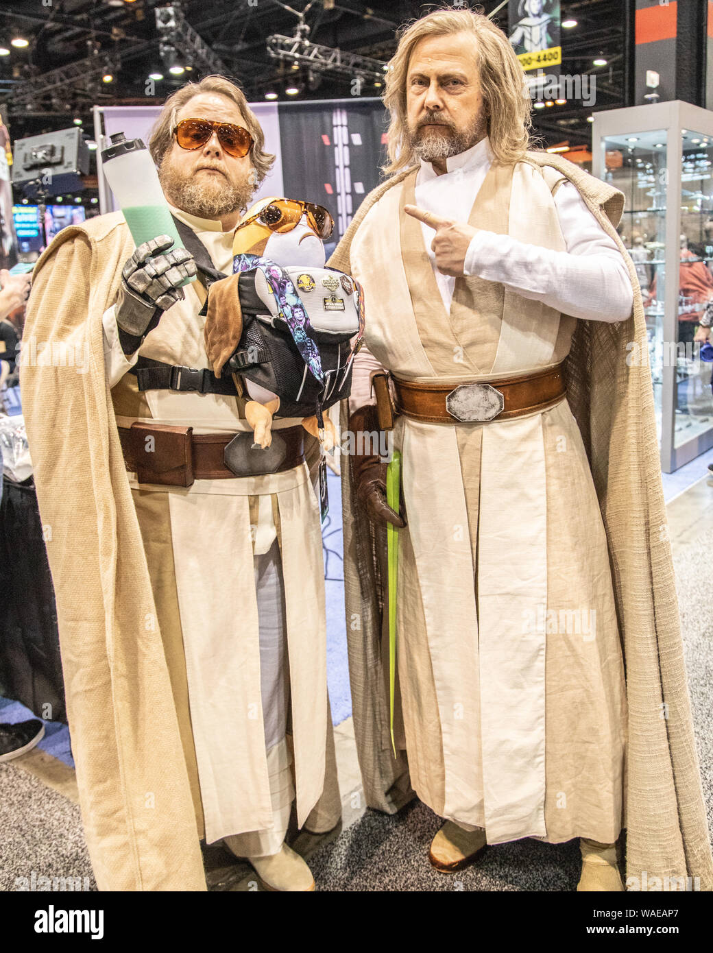 Cosplayer auf Star Wars Celebration 2019 in Chicago. Es gibt Viele in Erwartung für Nachrichten auf Star Wars Episode IX: Der Aufstieg von Skywalker Stockfoto