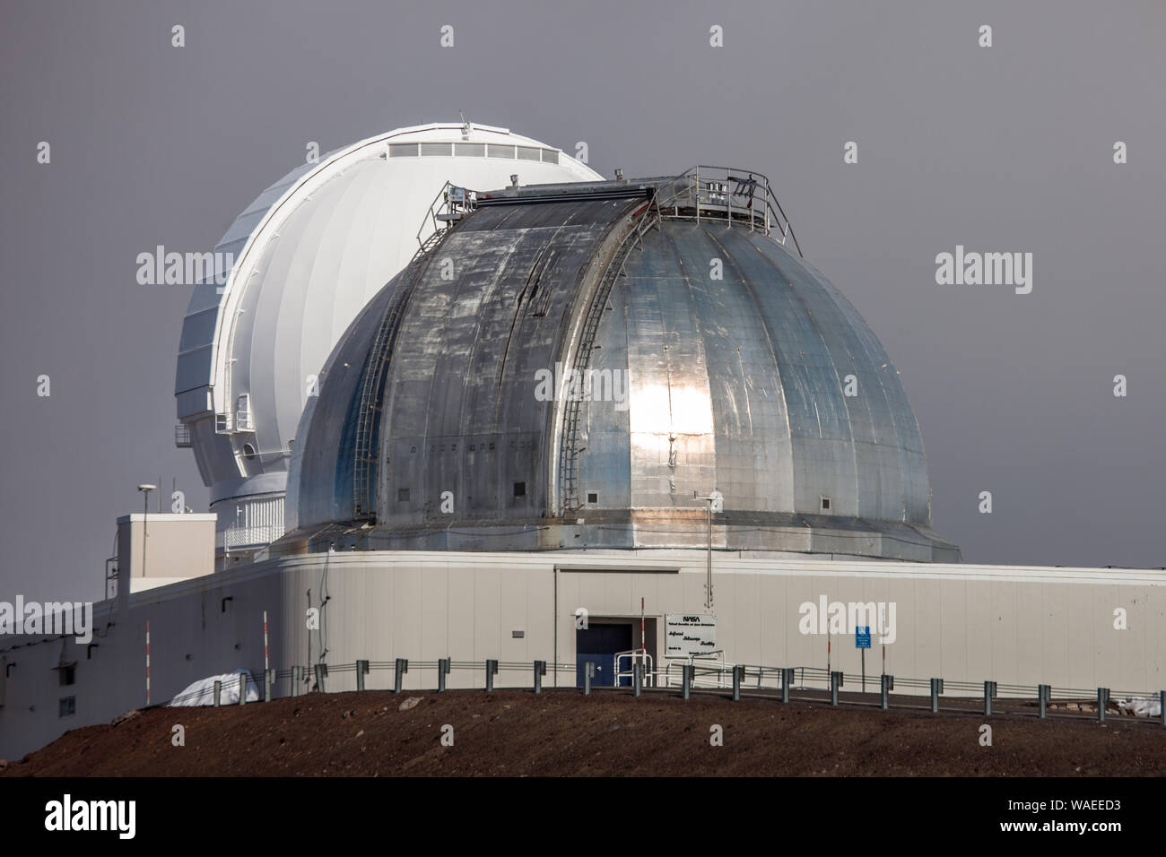 Die NASA Infrared Telescope Facility (ITF) auf Mauna Kea, Hawaii Stockfoto