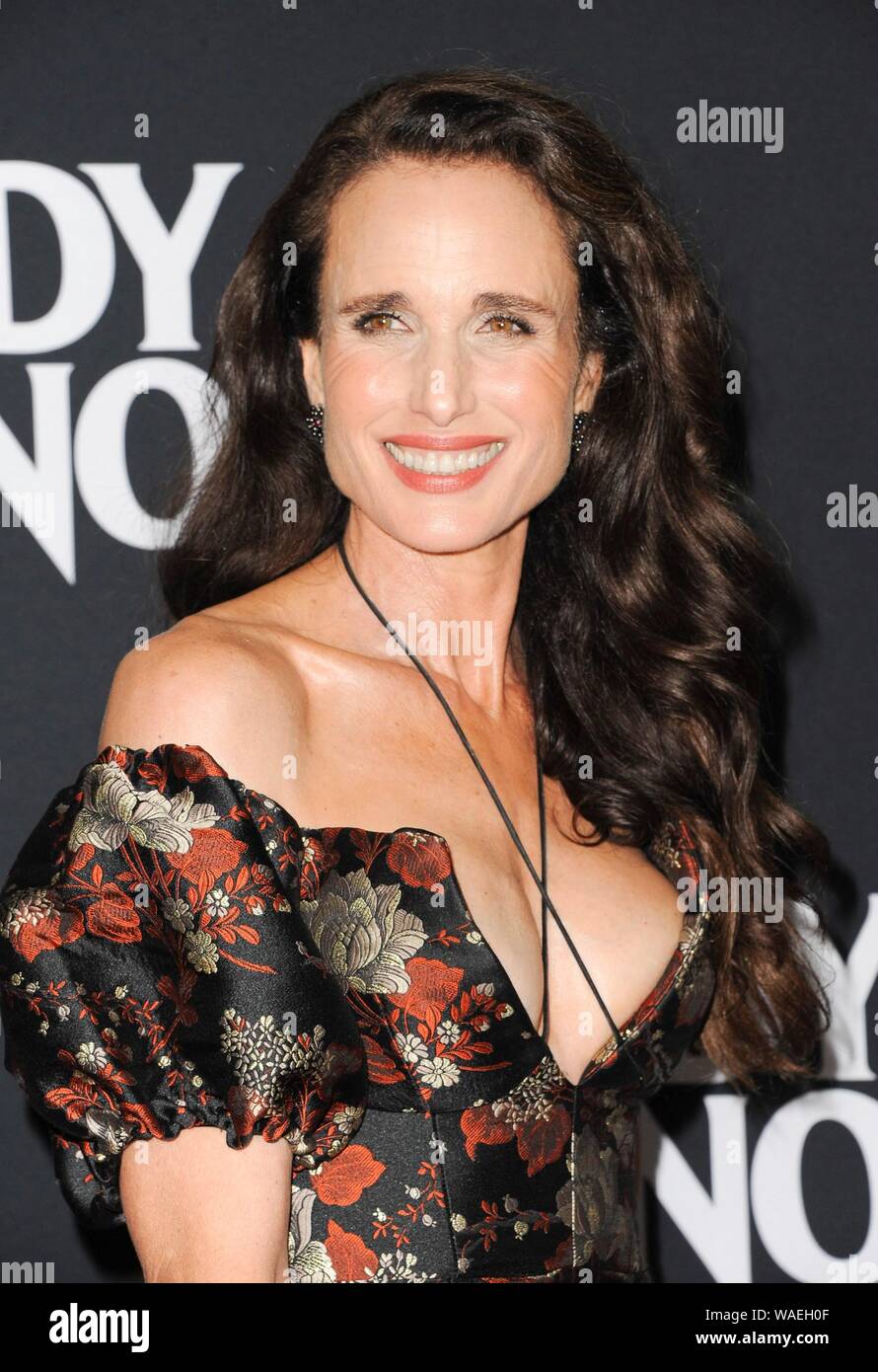 Culver City, CA. 19 Aug, 2019. Andie MacDowell in der Ankunftshalle für BEREIT ODER NICHT Premiere ArcLight Culver City, Culver City, CA August 19, 2019. Credit: Elizabeth Goodenough/Everett Collection/Alamy leben Nachrichten Stockfoto