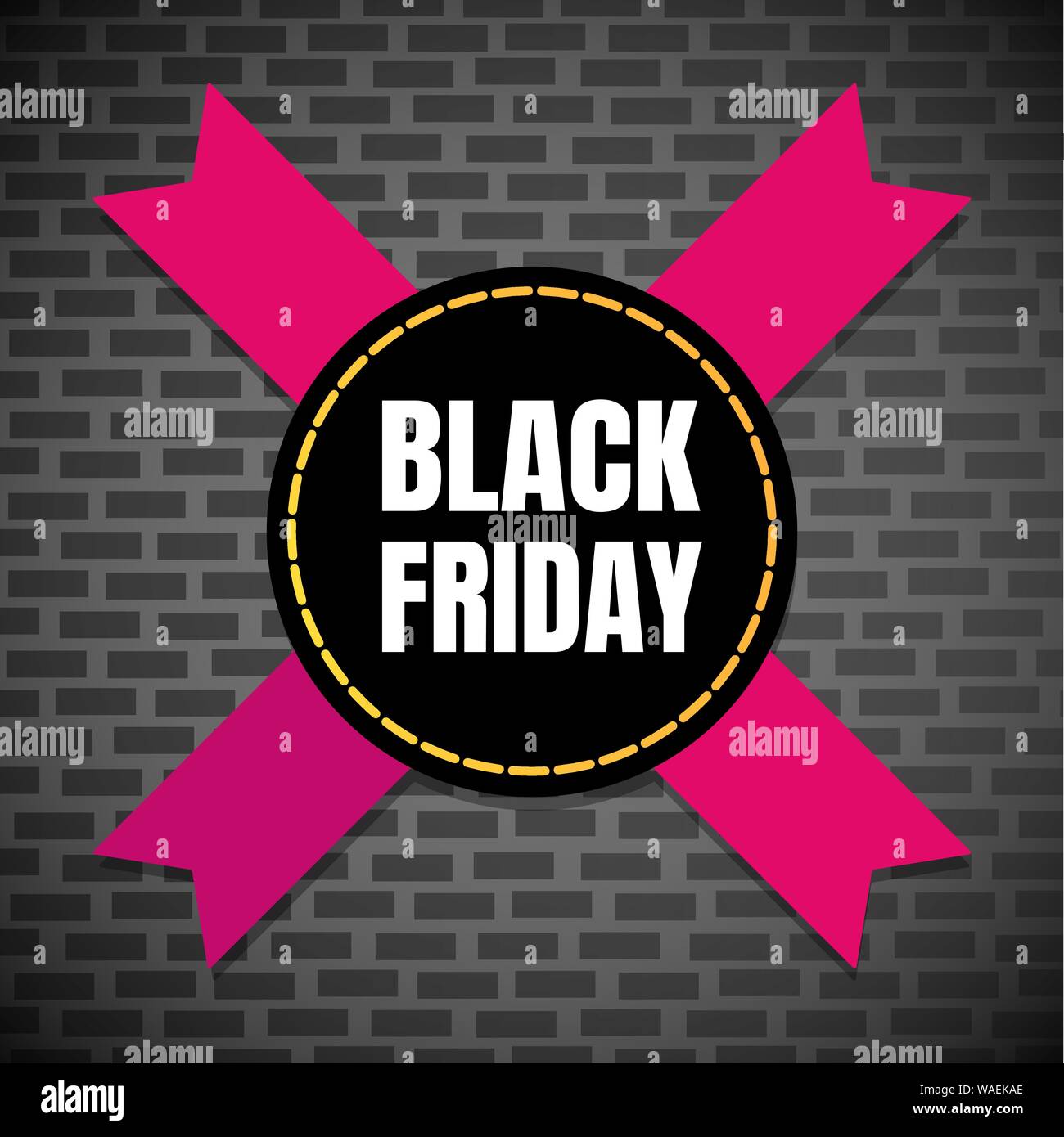 Schwarzer Freitag Verkauf inspiration Poster, Banner oder Flyer Vector Illustration Stock Vektor