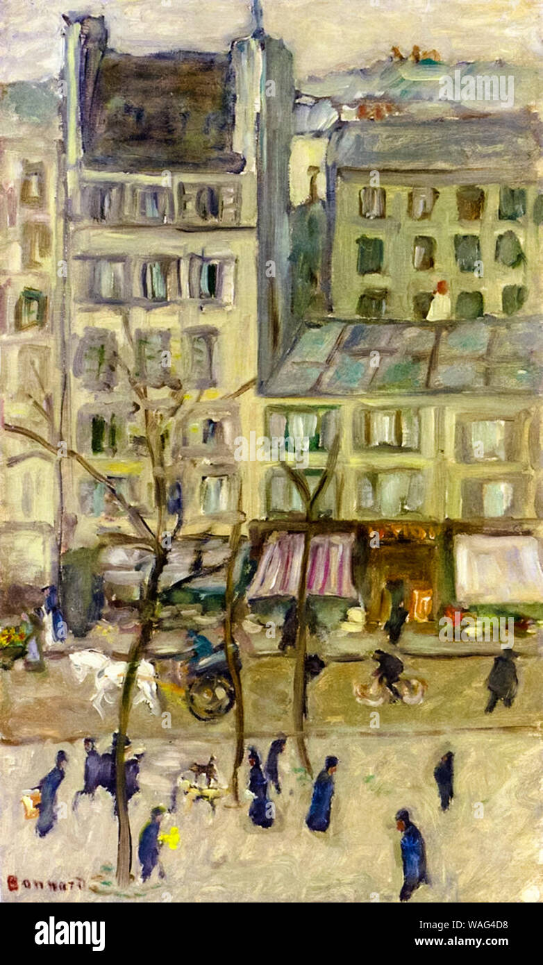 Pierre Bonnard, Malerei, Boulevard des Batignolles, ca. 1901 Stockfoto