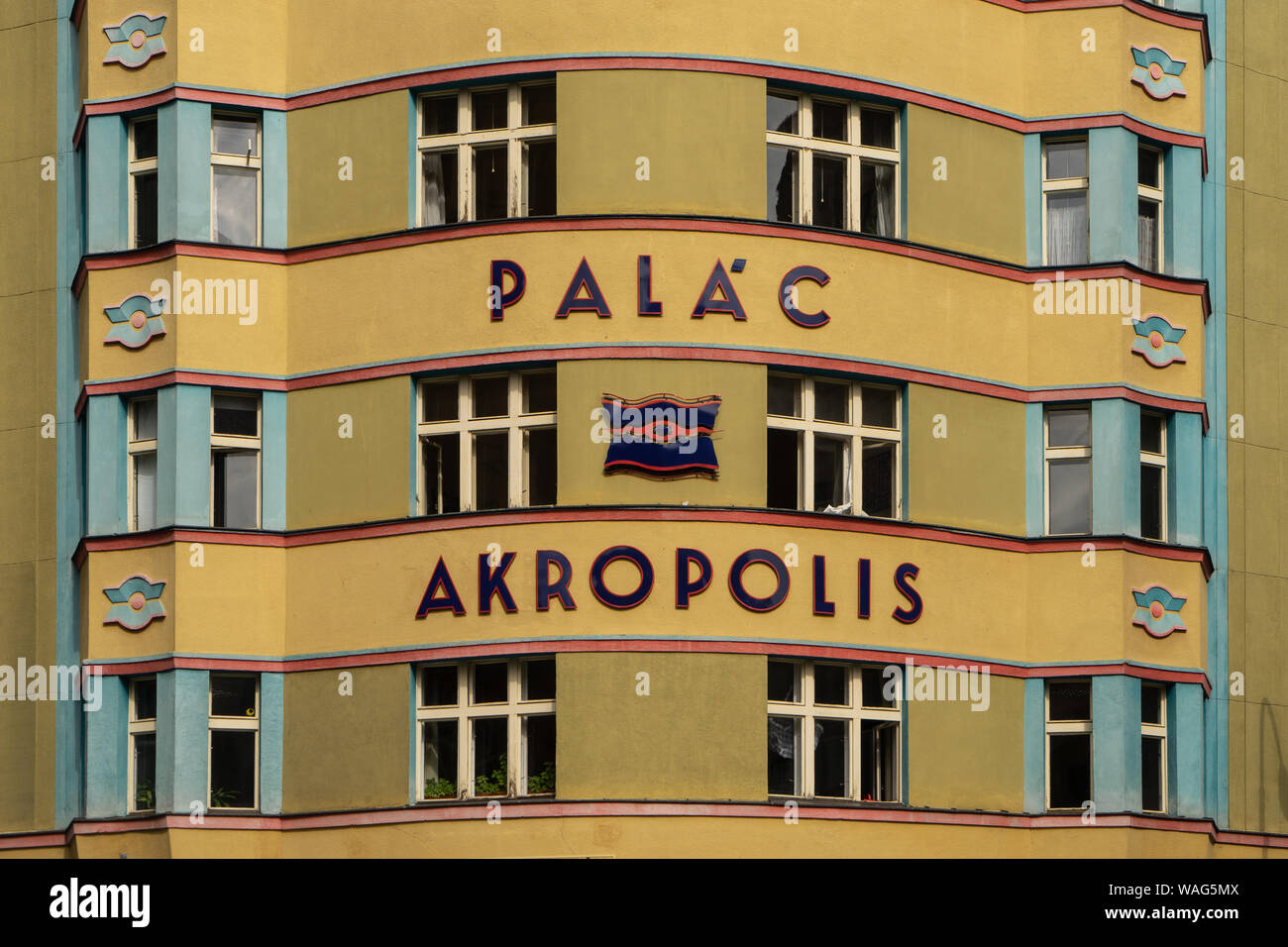 Der Blick auf die Akropolis Palast Kulturzentrum im Stadtteil Zizkov, Prag (CTK Photo/Vaclav Zahorsky) Stockfoto