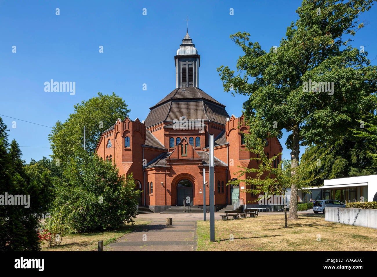 Architektur, Außen, field recording, Ziegelbau, Ziegelbau, Ziegel, Kirche, Gebäude, Christian's Cathedral, Christentum, Christentum, Stockfoto