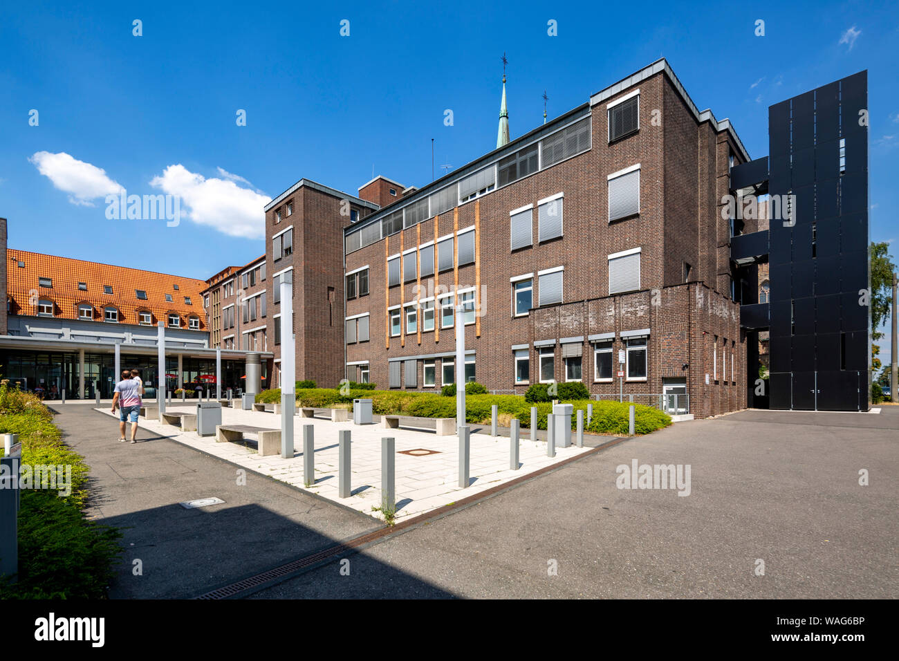 Akademische, Architektur, Außen, field recording, Gebäude, DE, DEU, Deutschland, Duisburg-Essen, Europa, Farbe Foto, Farbe, Farbe Photogra Stockfoto