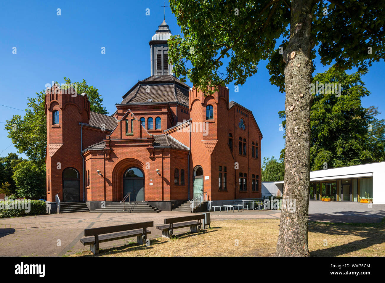 Architektur, Außen, field recording, Ziegelbau, Ziegelbau, Ziegel, Kirche, Gebäude, Christian's Cathedral, Christentum, Christentum, Stockfoto