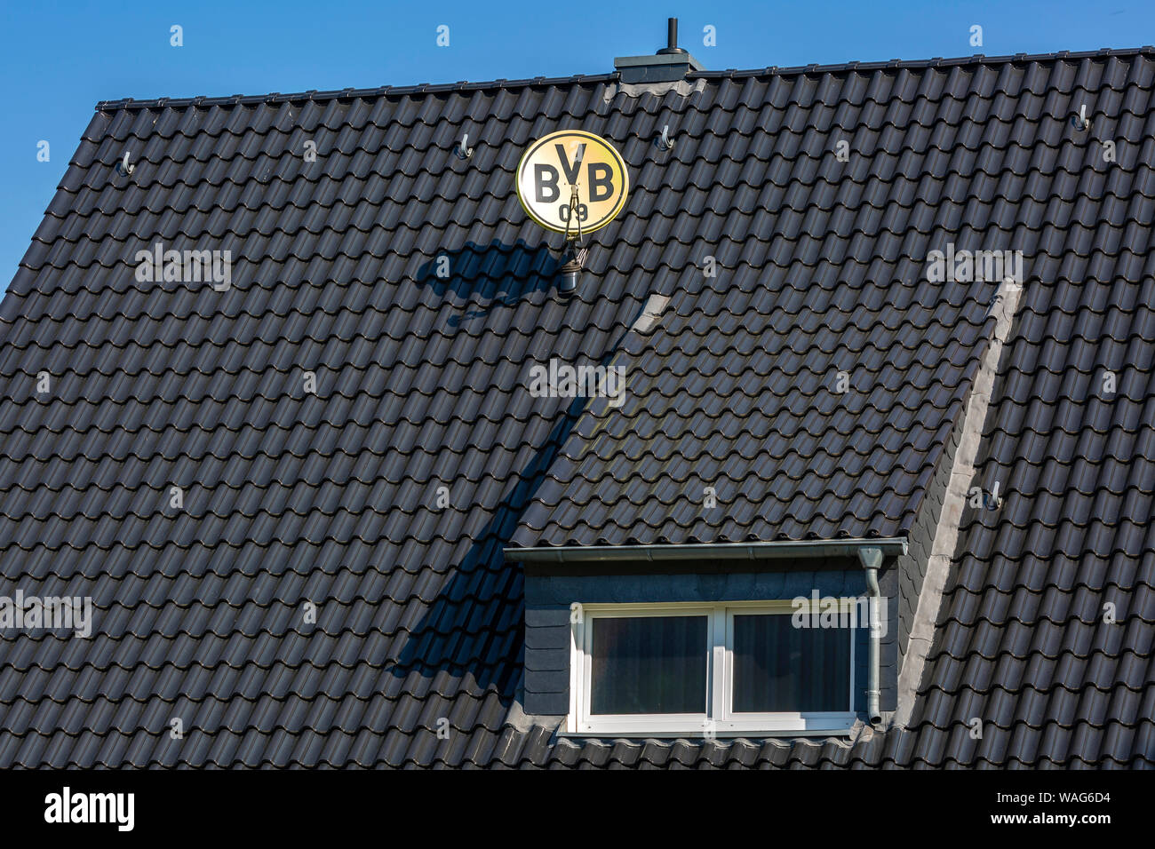 09, 1. Nationale Liga, Follower, Antenne, Antenne, Ansicht von Außen, field recording, Beschriftung, Name, Borussia, Borussia Dortmund, Bundesliga, Stockfoto