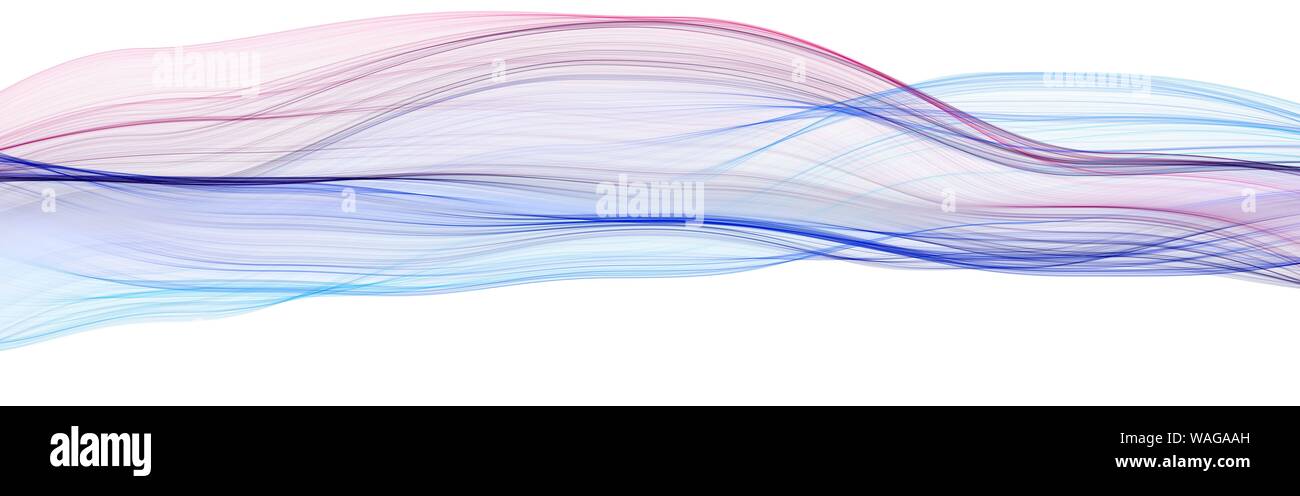 Abstrakte Welle bunten Hintergrund. Schwungvolle Linien. Kreative Grafik Design. Dekorative fractal Stil. Stockfoto