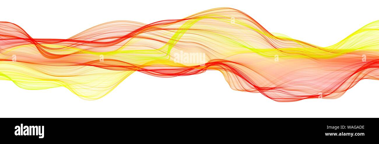 Abstrakte Welle bunten Hintergrund. Schwungvolle Linien. Kreative Grafik Design. Dekorative fractal Stil. Stockfoto