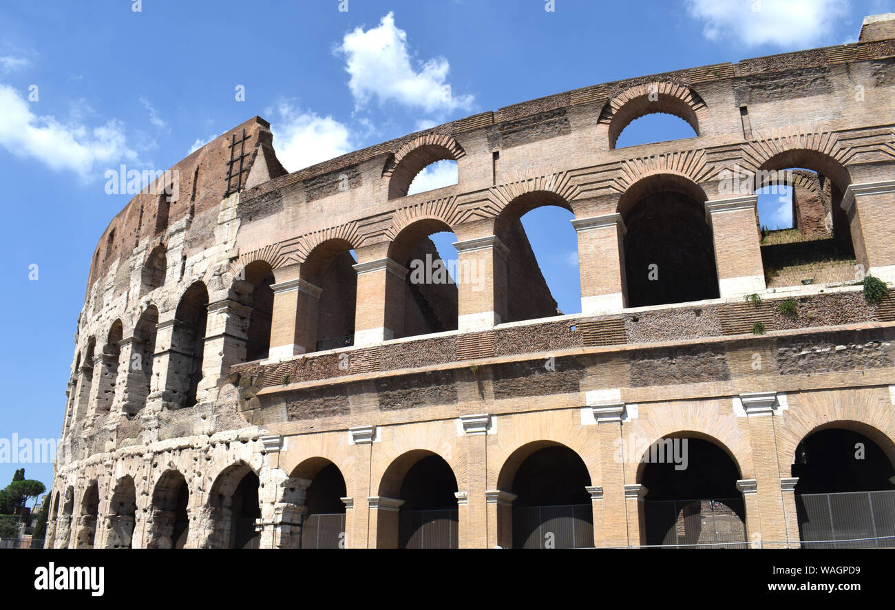 Coliseu von Rom, Flavio Amphitheater in Rom Italien Stockfoto