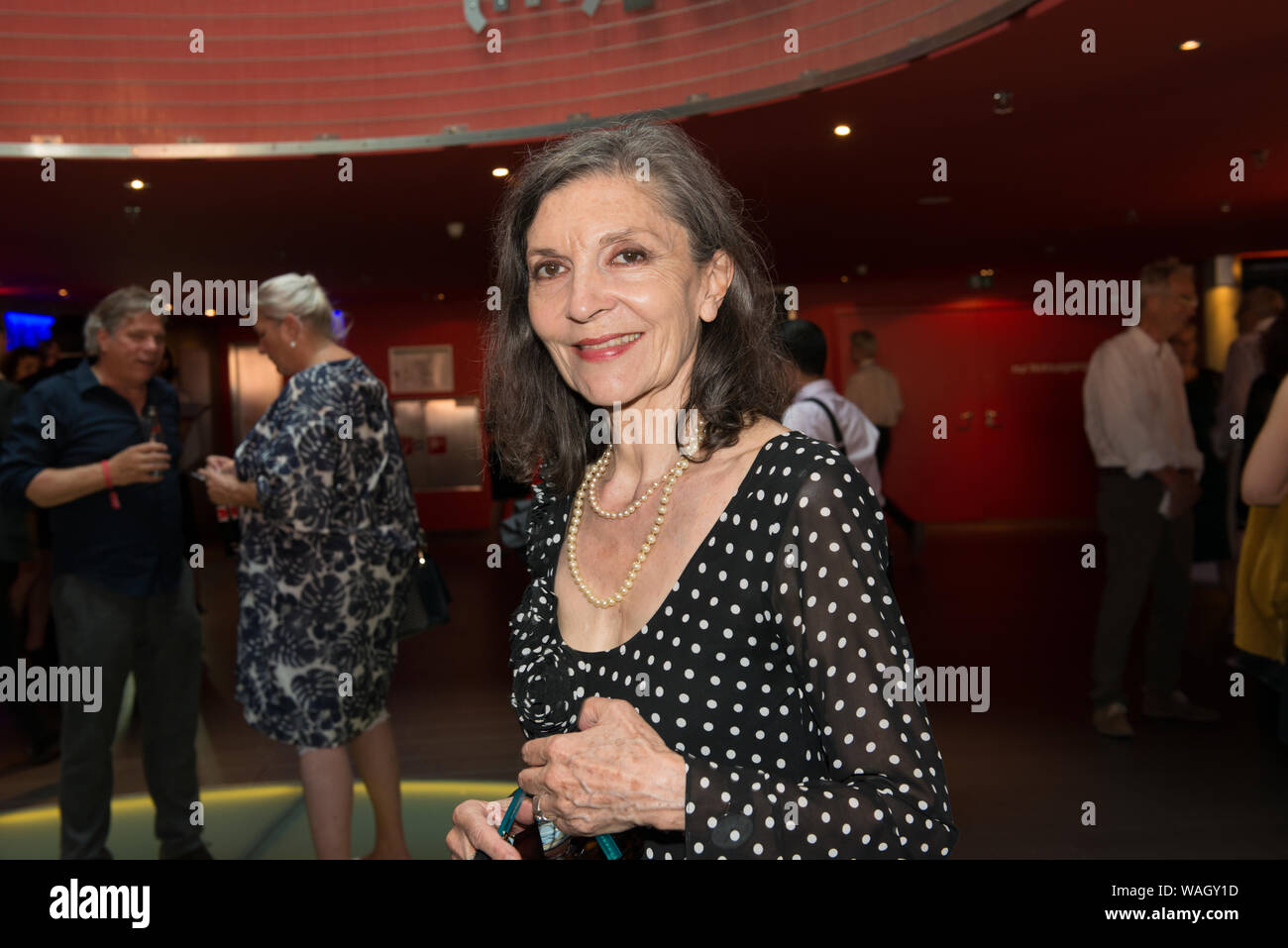 Schauspielerin Isolde Barth bei der Eröffnung der Filmfest 2019 Matthäser, 27. Juni gesehen Stockfoto