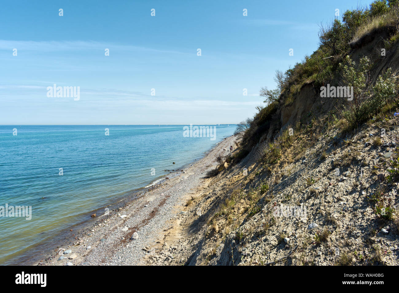 Steilküste bei Nienhagen, Mecklenburg-Vorpommern, Ostsee, Deutschland Stockfoto