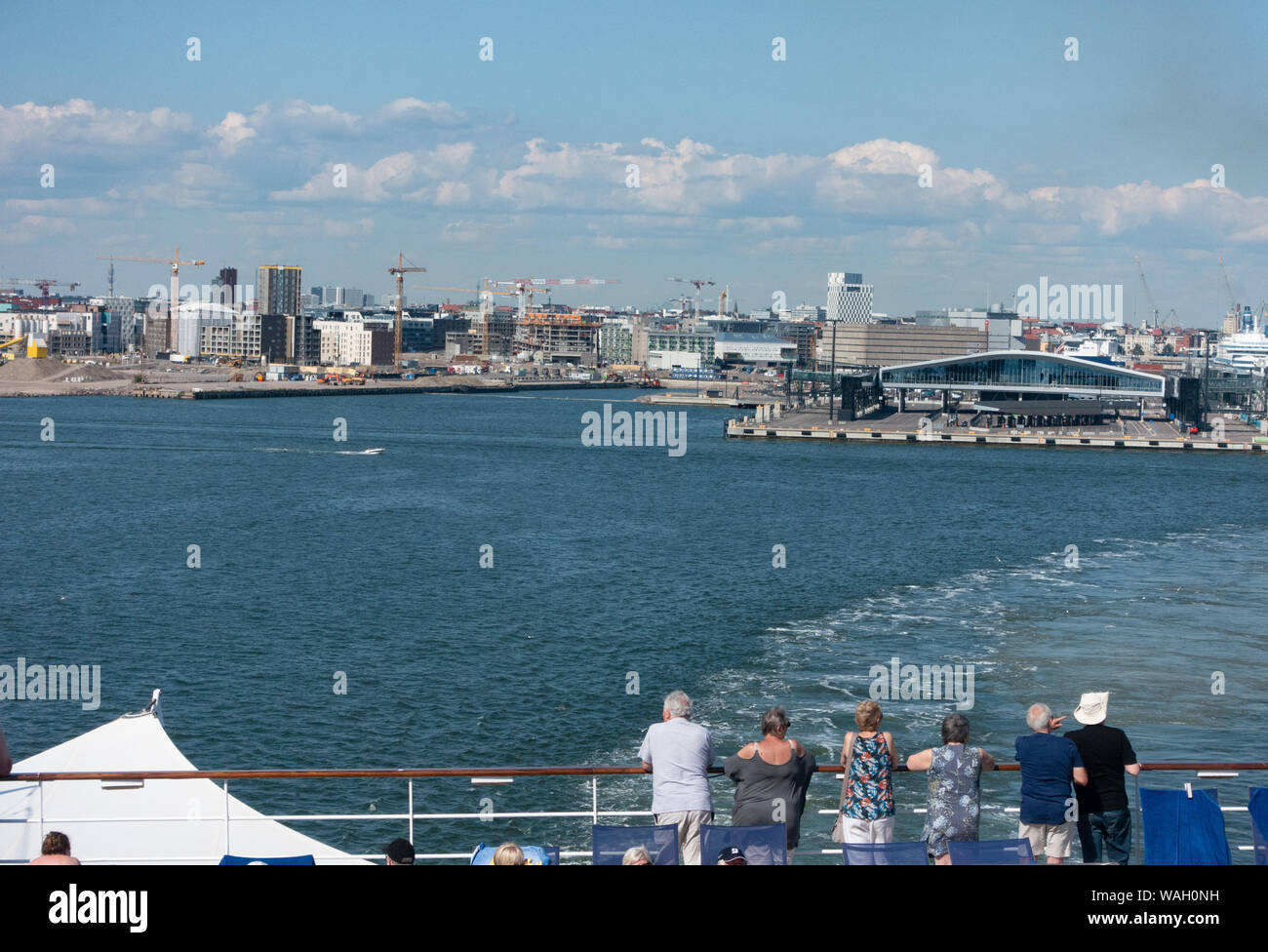 Marella Explorer Cruise Schiff verlassen Helsinki Hafen Stockfoto