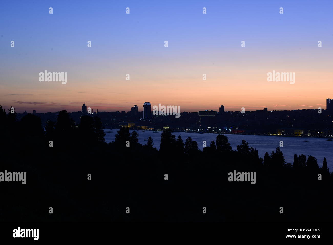 Istanbul Bosporus Stockfoto